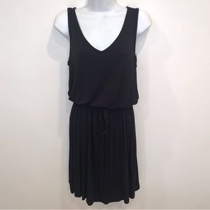 Merona Cotton Tank Knit T Shirt Dress - Black